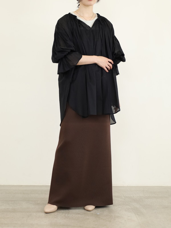 【trois】ビンテージワッシャーブラウス