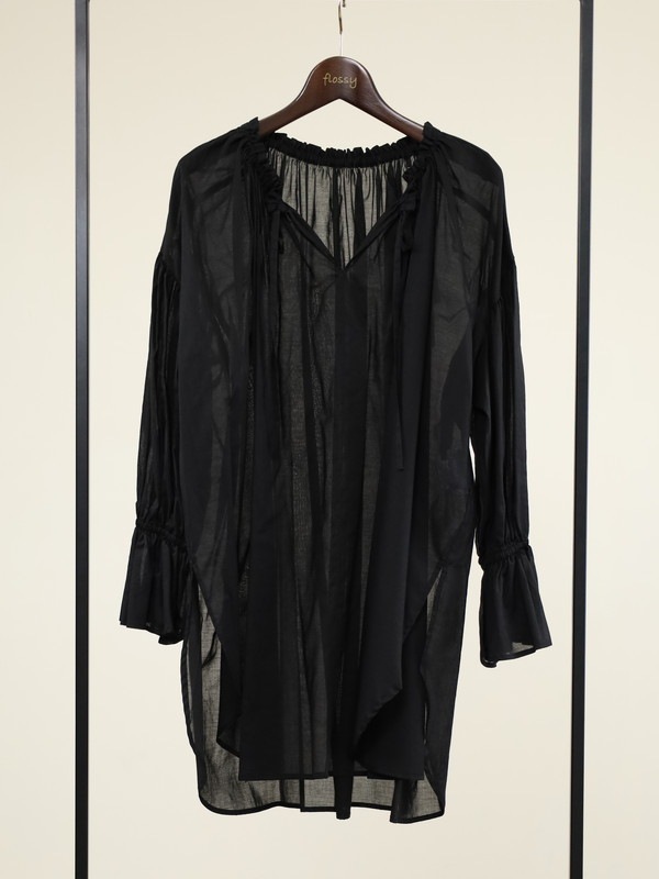 【trois】ビンテージワッシャーブラウス