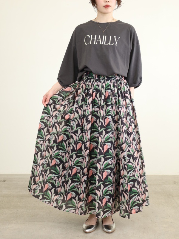 【trois】ギャザースカート