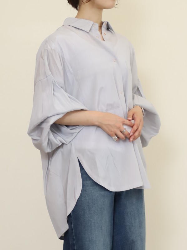 ayane】後タックシアーシャツ