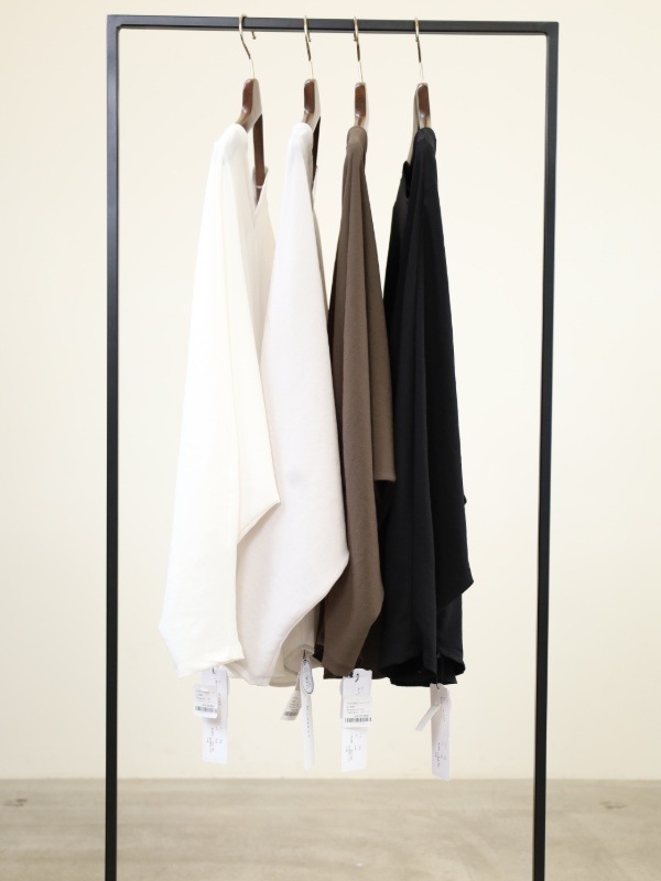 【Doneeyu】前後両用長袖ジョーゼットトップス