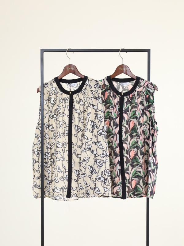 【trois】ノンスリギャザーブラウス