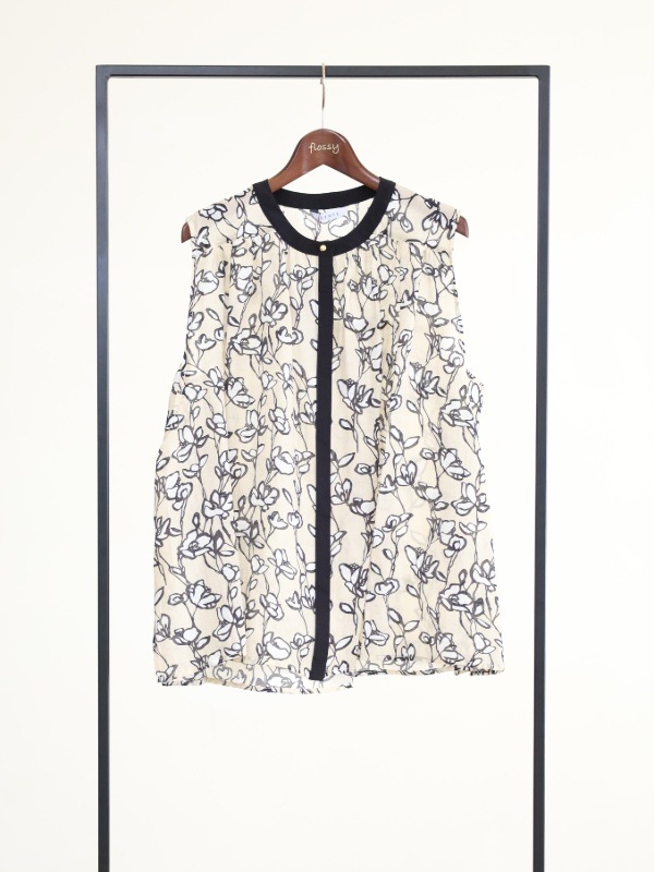 【trois】ノンスリギャザーブラウス