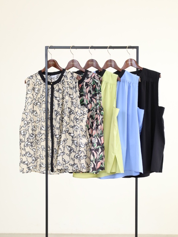 【trois】ノンスリギャザーブラウス