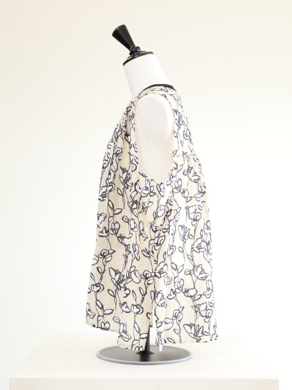 【trois】ノンスリギャザーブラウス