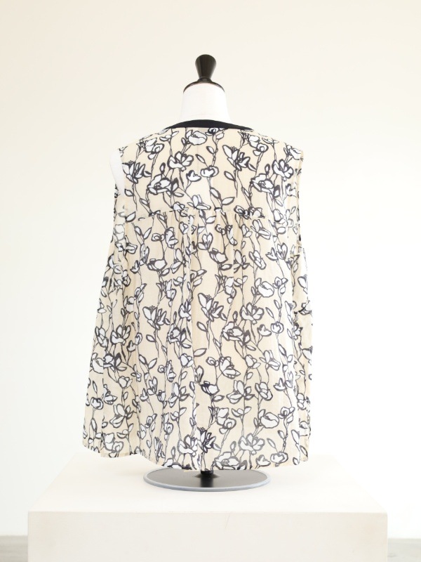 【trois】ノンスリギャザーブラウス