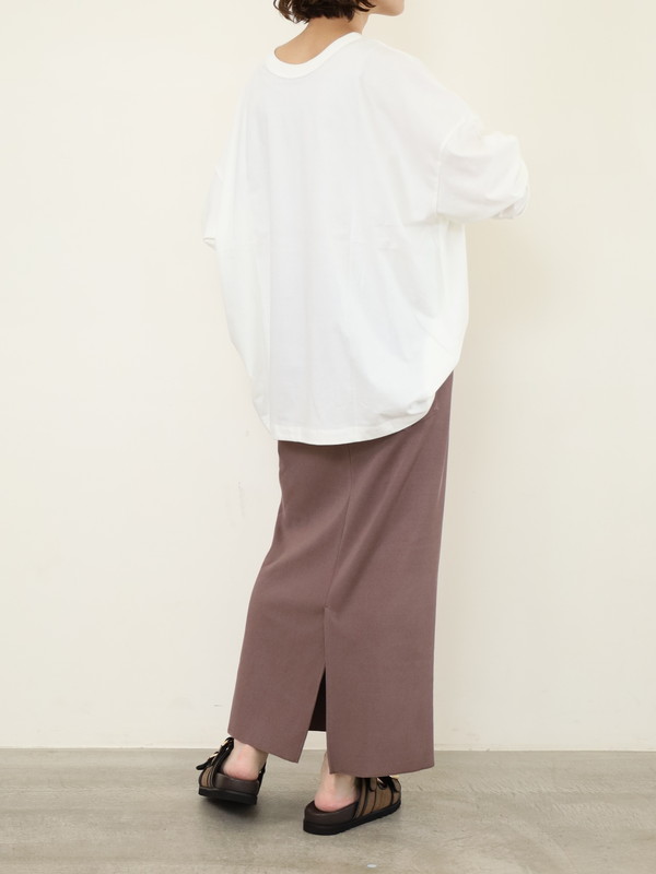 【siro de la bonte】MAISON BLNCHE 2wayロゴTシャツ