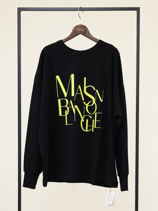 【siro de la bonte】MAISON BLNCHE 2wayロゴTシャツ