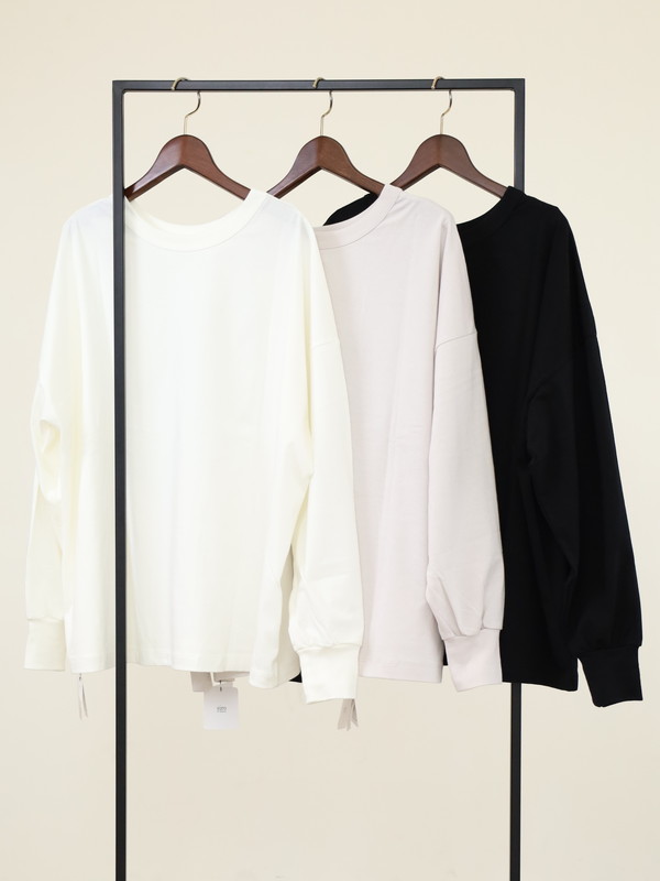 【siro de la bonte】MAISON BLNCHE 2wayロゴTシャツ