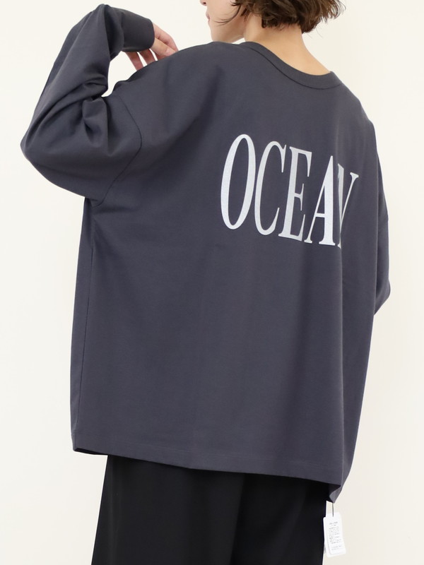 【siro de la bonte】2way ラメプリントワイドロンT