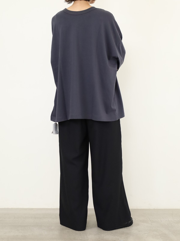 【siro de la bonte】2way ラメプリントワイドロンT