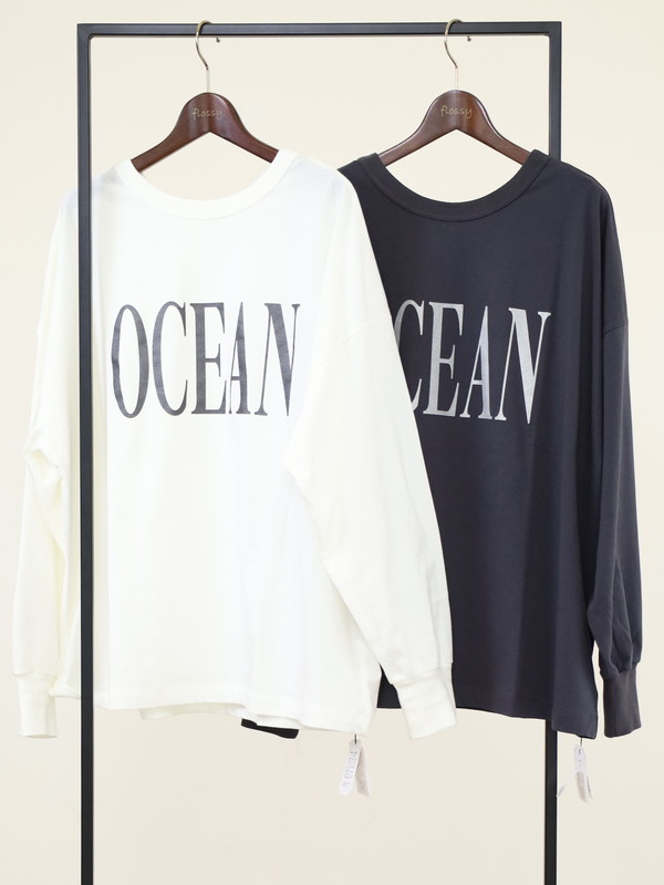 【siro de la bonte】2way ラメプリントワイドロンT