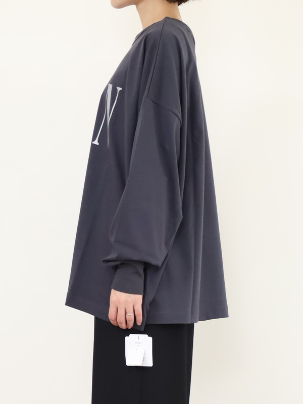 【siro de la bonte】2way ラメプリントワイドロンT