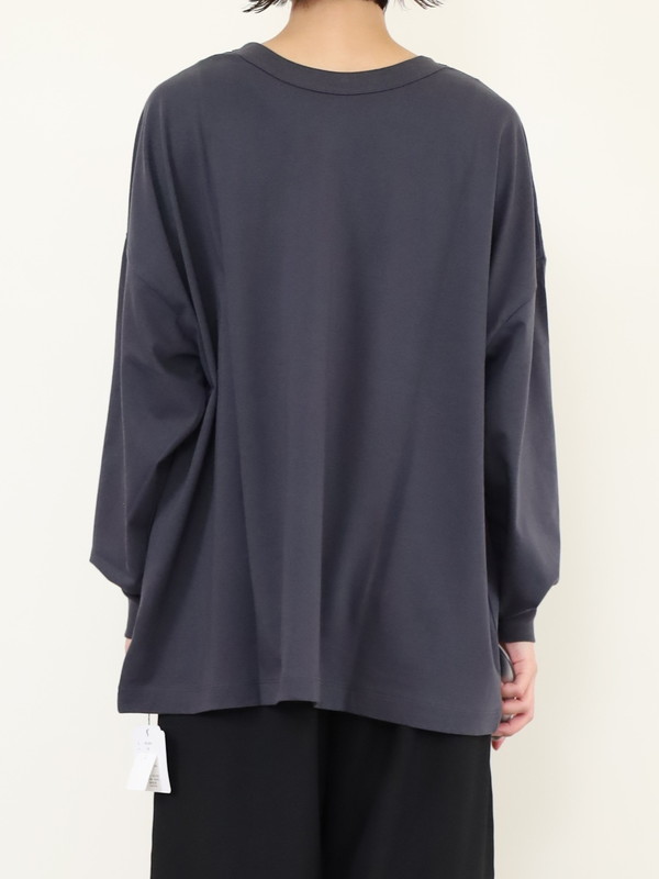 【siro de la bonte】2way ラメプリントワイドロンT