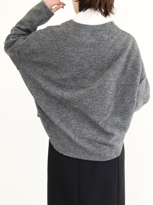 【LeMelange】スライバーニットラメカーディガン