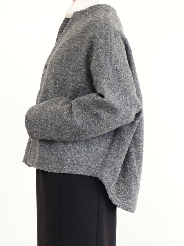 【LeMelange】スライバーニットラメカーディガン