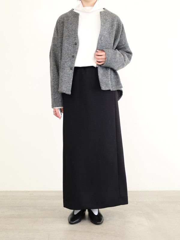 【LeMelange】スライバーニットラメカーディガン