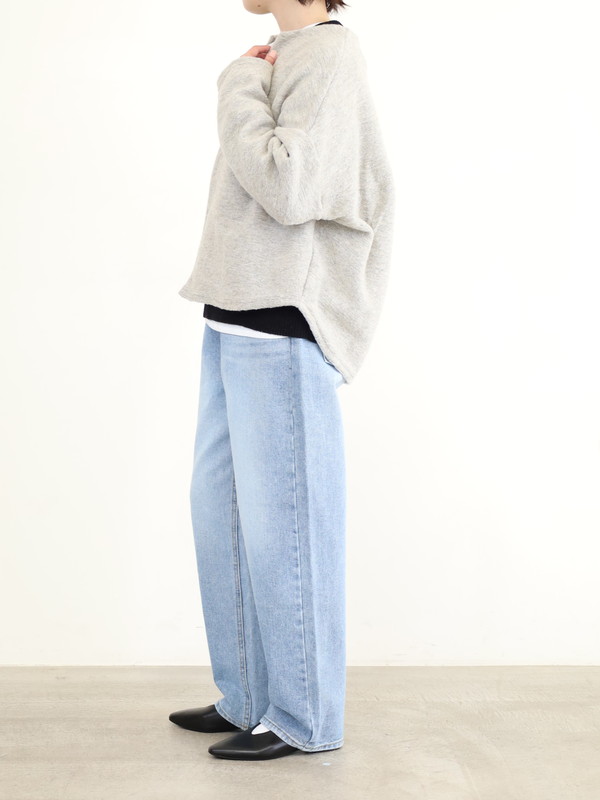 【LeMelange】スライバーニットラメカーディガン