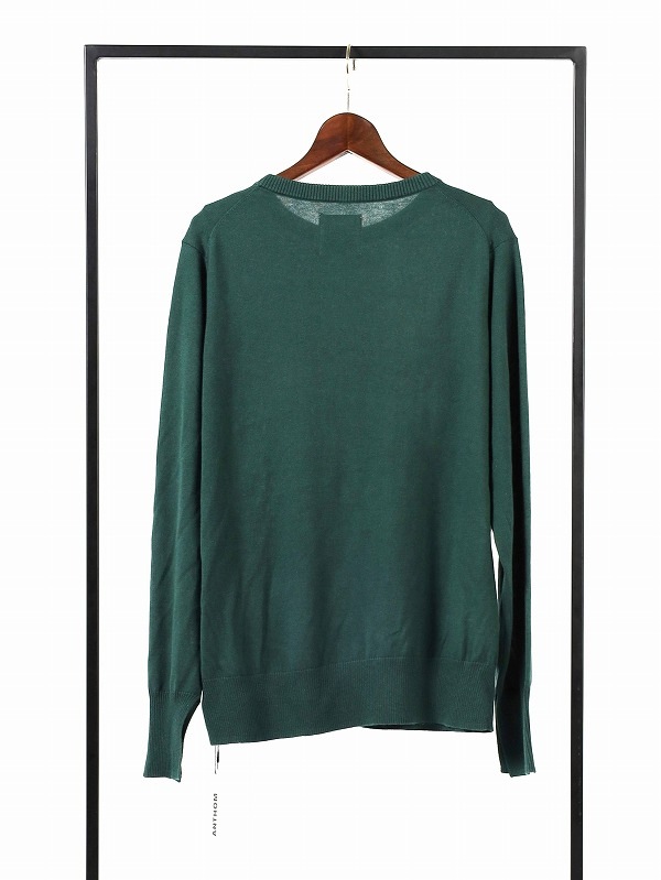 【ANTHOM】袖口スリットハイゲージニット