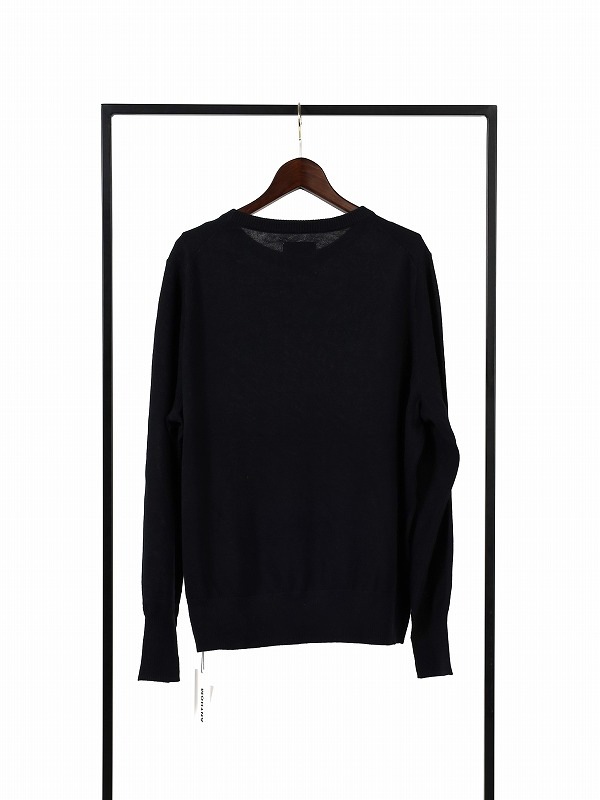 【ANTHOM】袖口スリットハイゲージニット