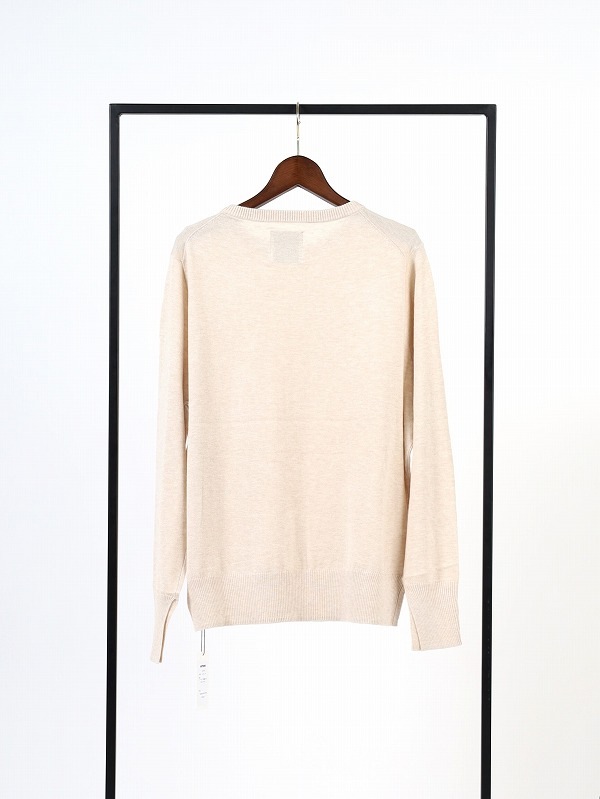 【ANTHOM】袖口スリットハイゲージニット