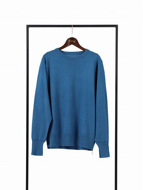 【ANTHOM】袖口スリットハイゲージニット