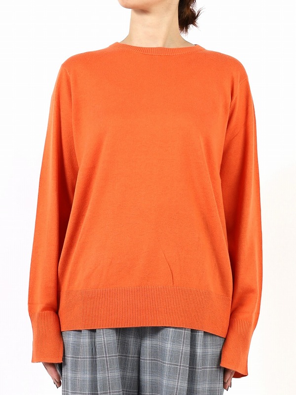 【ANTHOM】袖口スリットハイゲージニット