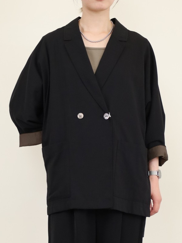 【CHIGNON】シアードルマン6分袖ジャケット