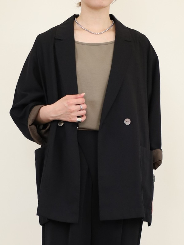 CHIGNON シアードルマンジャケット　ブラウン CHIGNON シアードルマンジャケット ブラウン - メルカリ