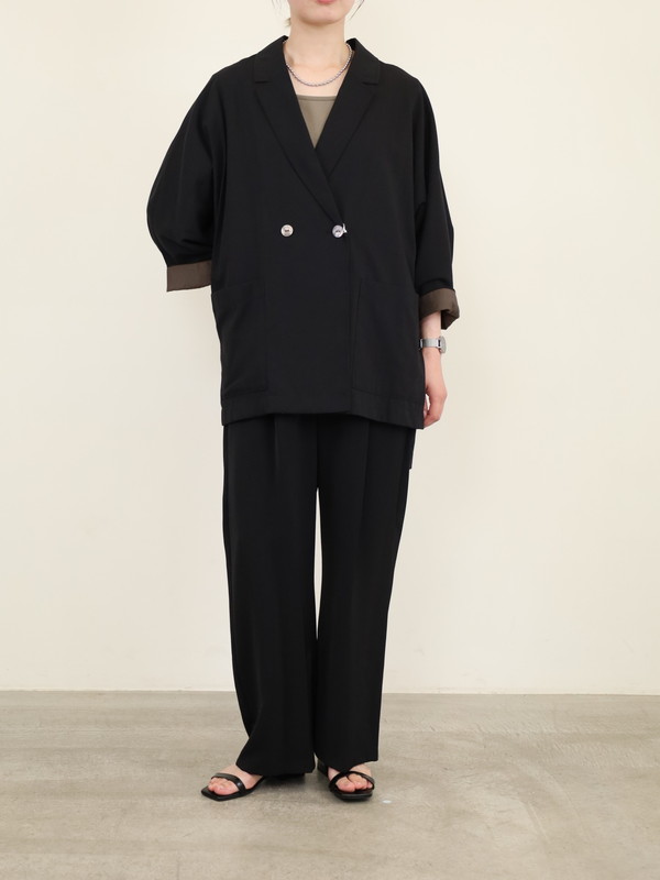 【CHIGNON】シアードルマン6分袖ジャケット