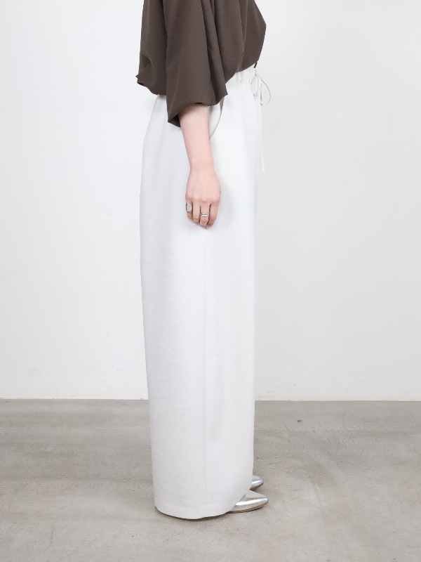 【trois】スラブツイードワイドバレルパンツ