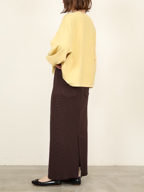 【ayane】リブ生地ペンシルスカート