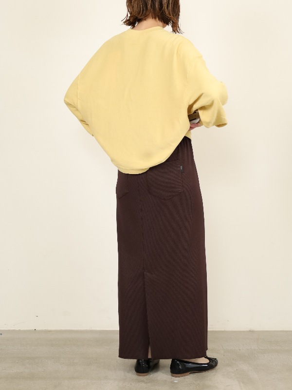 【ayane】リブ生地ペンシルスカート