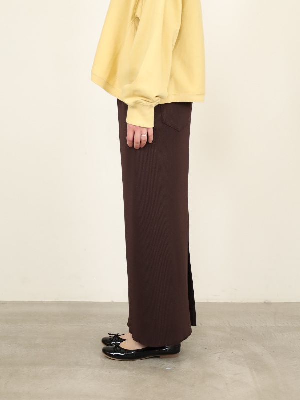 【ayane】リブ生地ペンシルスカート