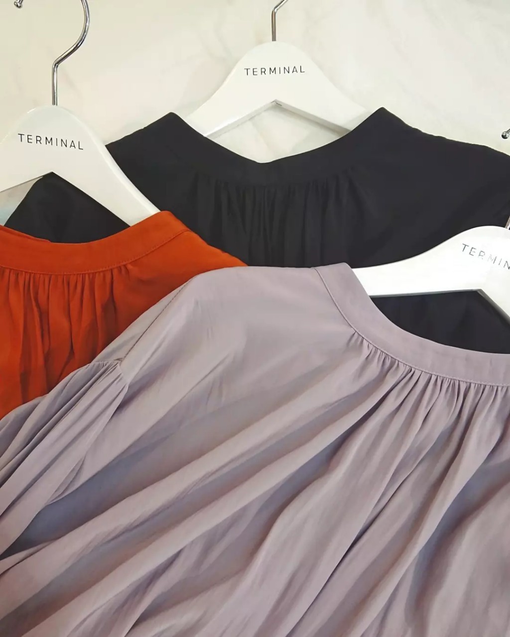 【Boutique Ordinary】ヴィンテージノーカラーブラウス