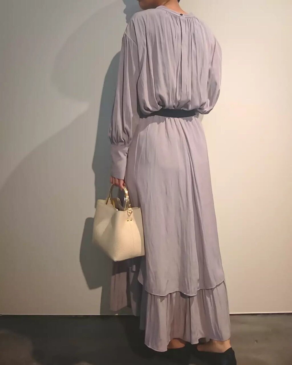 【Boutique Ordinary】ヴィンテージノーカラーブラウス