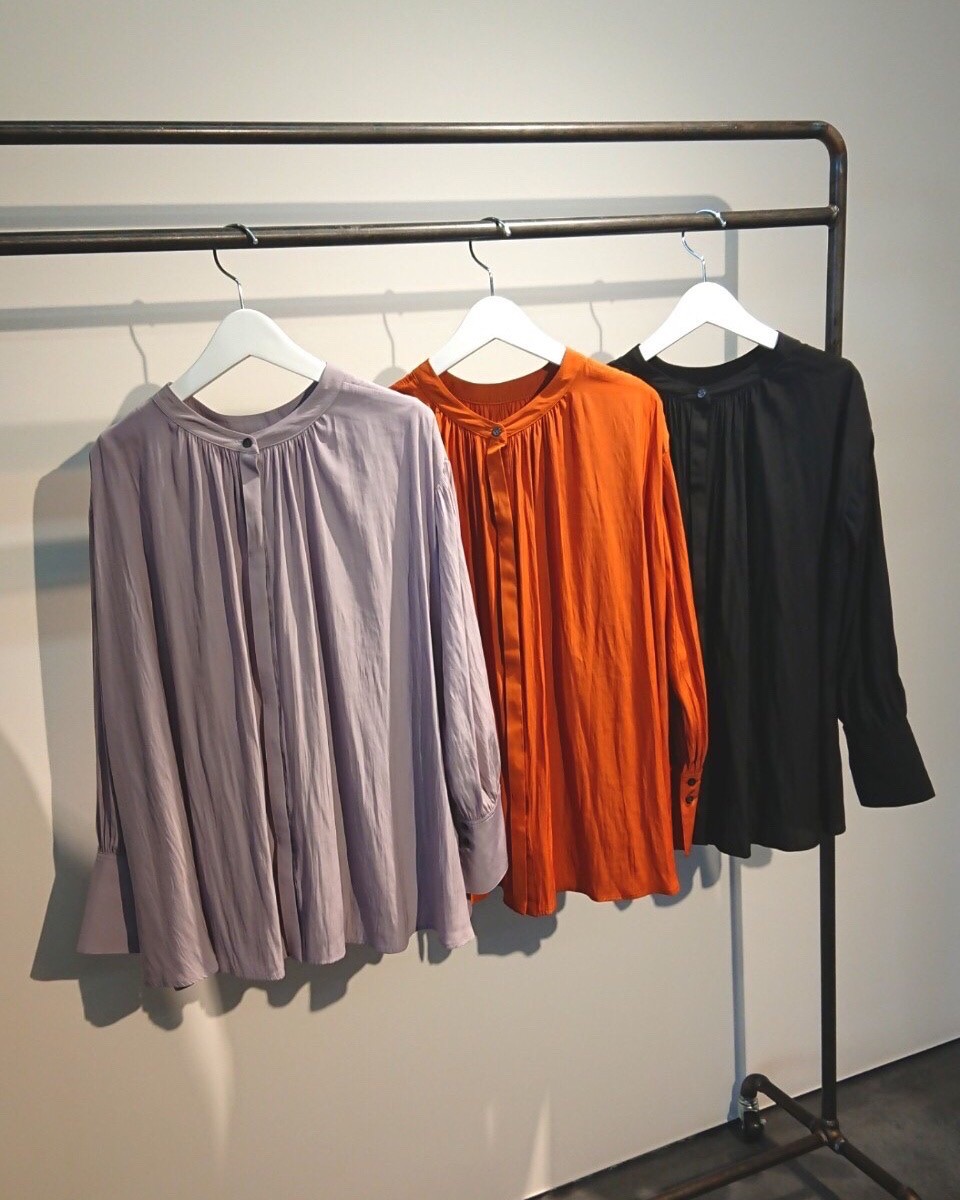 【Boutique Ordinary】ヴィンテージノーカラーブラウス