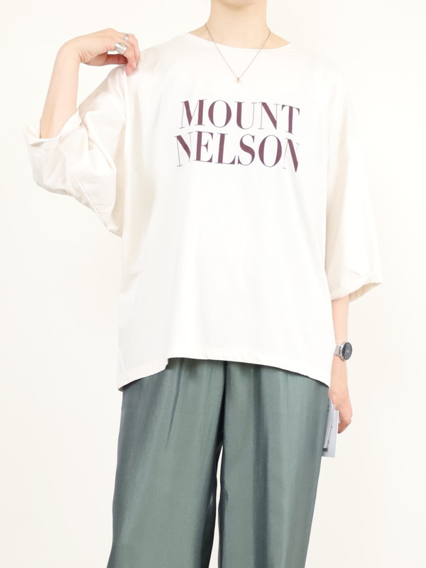【MICA&DEAL】MOUNT NELSON 6分袖Tシャツ