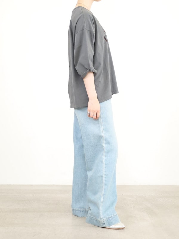 【MICA&DEAL】MOUNT NELSON 6分袖Tシャツ