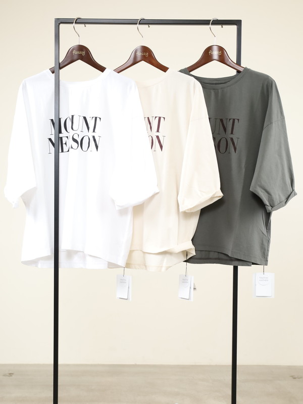 【MICA&DEAL】MOUNT NELSON 6分袖Tシャツ