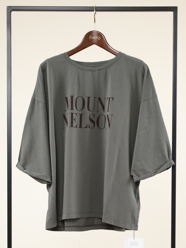 【MICA&DEAL】MOUNT NELSON 6分袖Tシャツ