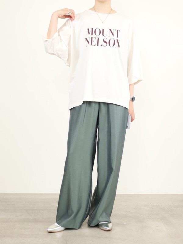 【MICA&DEAL】MOUNT NELSON 6分袖Tシャツ