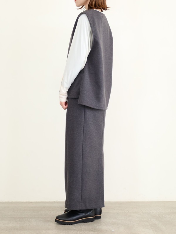 【LeMelange】ストレッチジャージーベスト