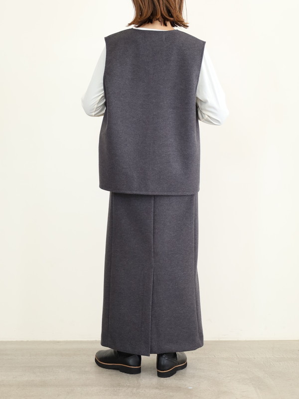 【LeMelange】ストレッチジャージーベスト