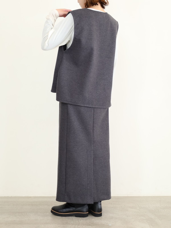 【LeMelange】ストレッチジャージーベスト