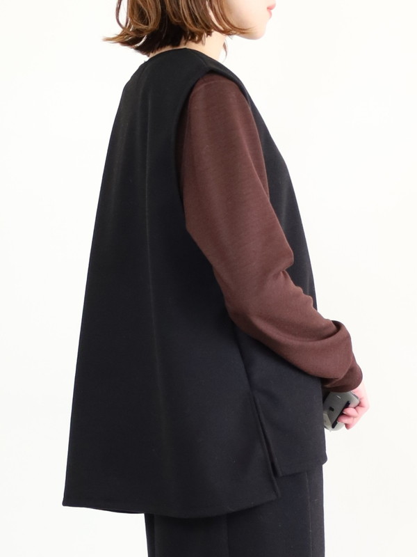 【LeMelange】ストレッチジャージーベスト