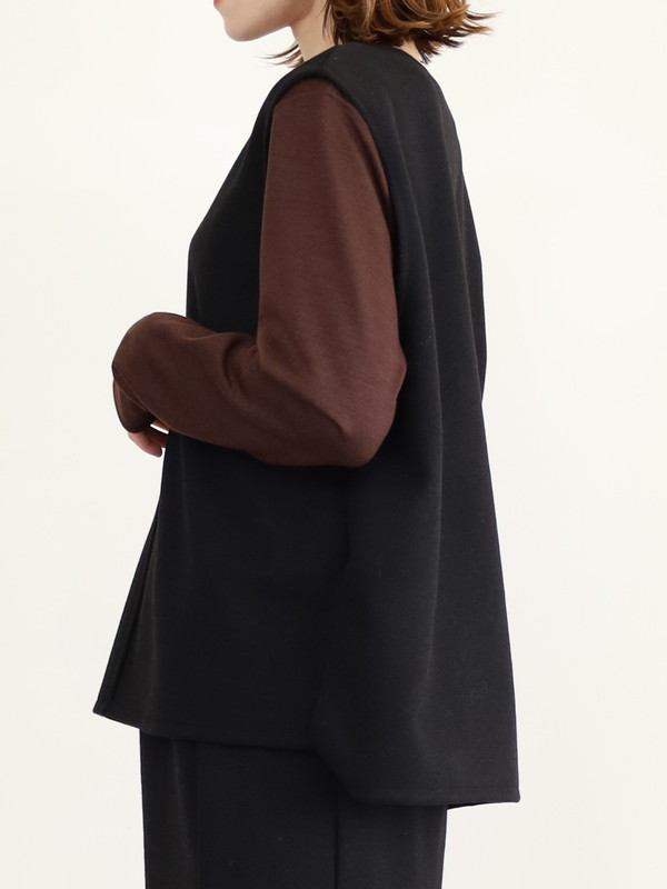 【LeMelange】ストレッチジャージーベスト