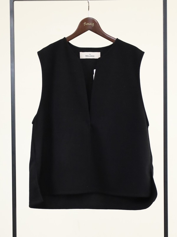 【LeMelange】ストレッチジャージーベスト