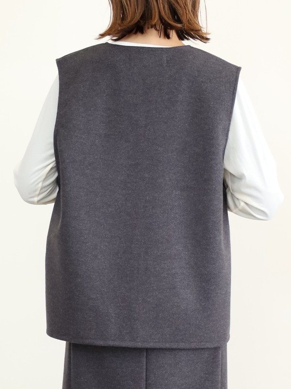 【LeMelange】ストレッチジャージーベスト