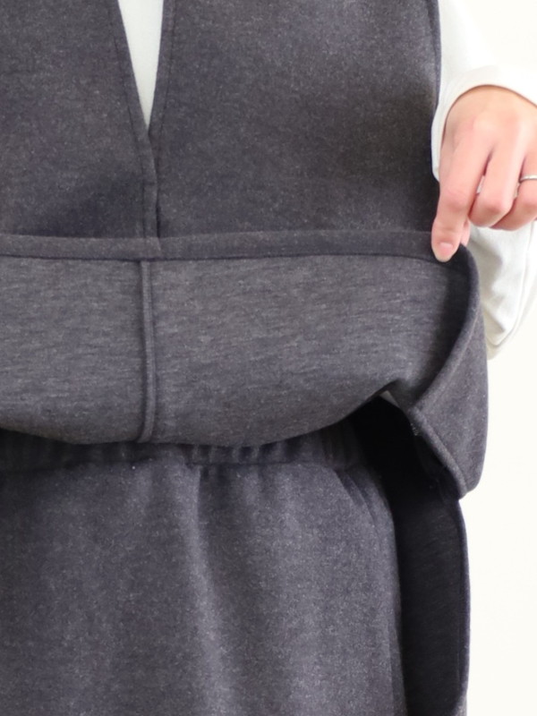 【LeMelange】ストレッチジャージーベスト